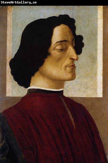 BOTTICELLI, Sandro Portrait of Giuliano de Medici